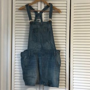 Blue jean overall jumper